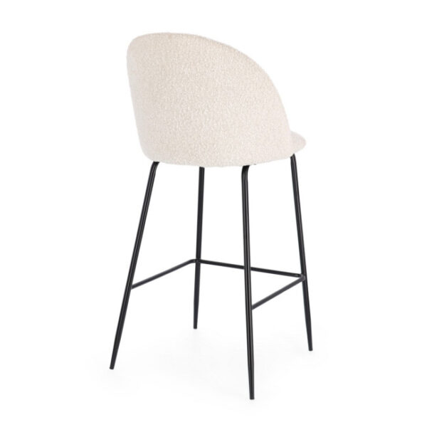 Bizzotto - SGABELLO BAR CARRY NERO/AVORIO - immagine 7