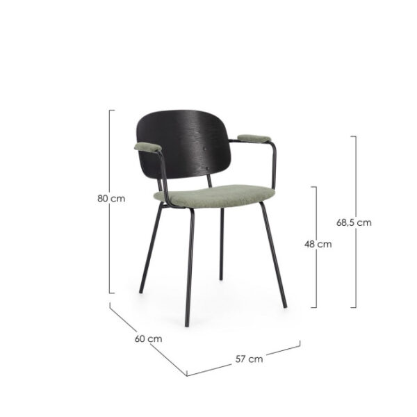 Bizzotto - SEDIA C-BR SIENNA VERDE - immagine 8