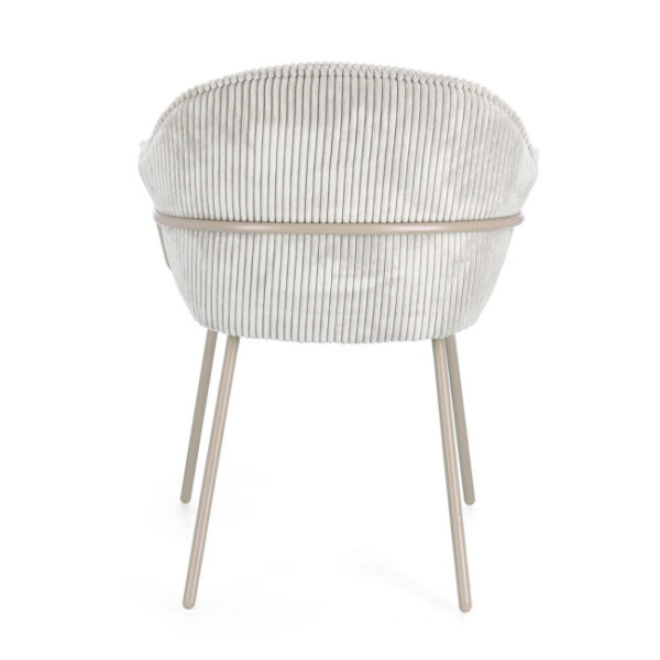 Bizzotto - SEDIA C-BR CASSIDY WARM/GRIGIO CHIARO - immagine 9