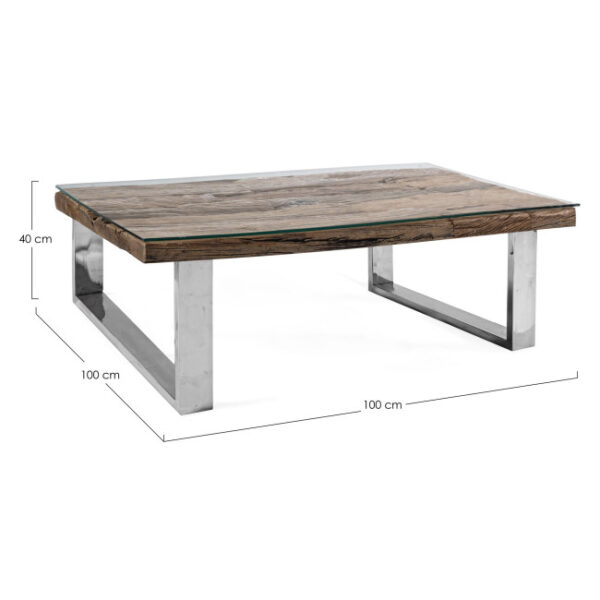 Bizzotto - TAVOLINO C-V STANTON 100X100 - immagine 5