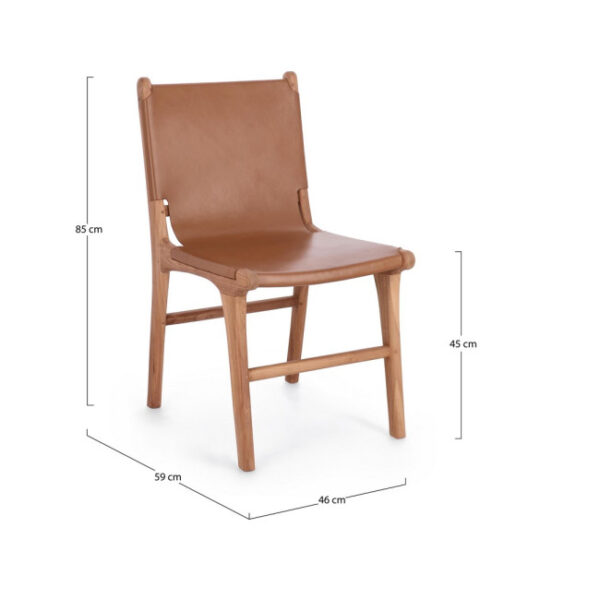 Bizzotto - SEDIA EUGENIE COGNAC - immagine 8