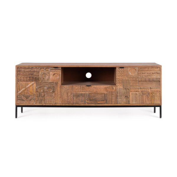 Bizzotto - MOBILE PORTA TV 2A-1C KINDIA 140X42X55 - immagine 10