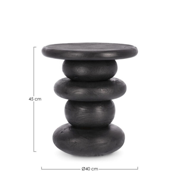 Bizzotto - TAVOLINO LOPEZ BLACK D40 - immagine 7