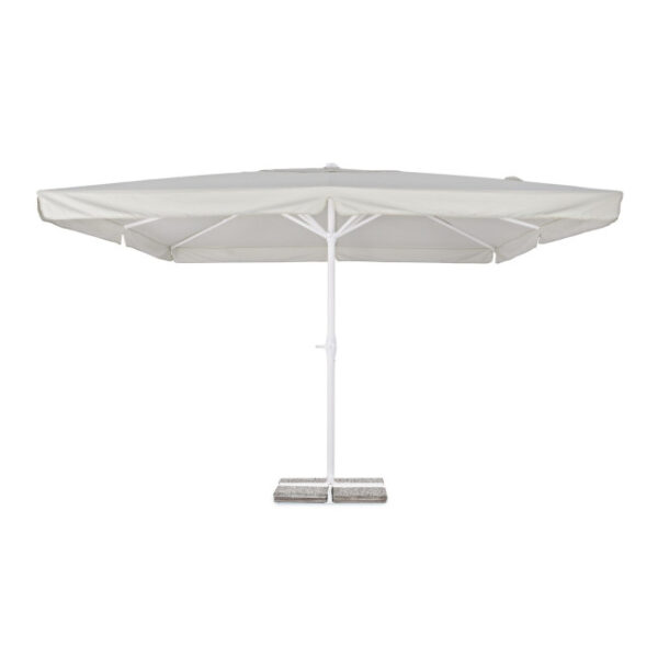 Bizzotto - OMBRELLONE ALGHERO 4X4 BIANCO-GRIGIO CH - immagine 8