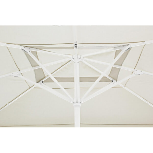 Bizzotto - OMBRELLONE ALGHERO 4X4 BIANCO-GRIGIO CH - immagine 9