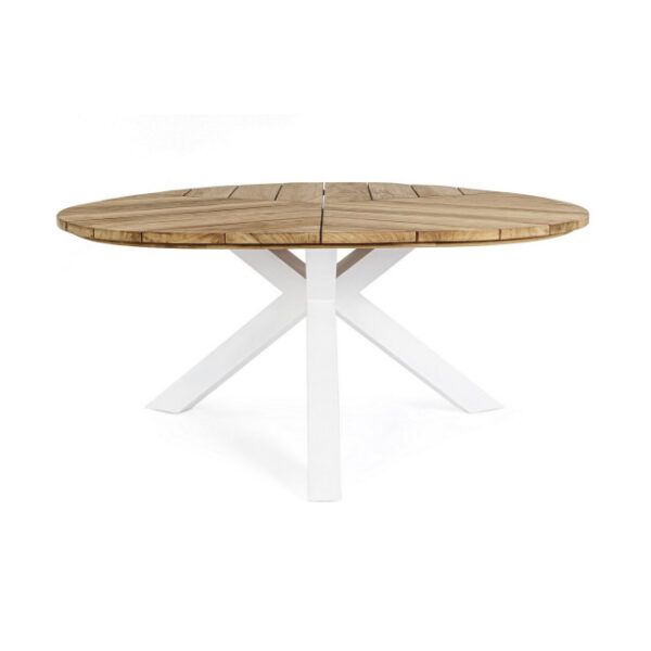 Homemotion - TAVOLO PALMDALE 160 BIANCO RT01 - immagine 8