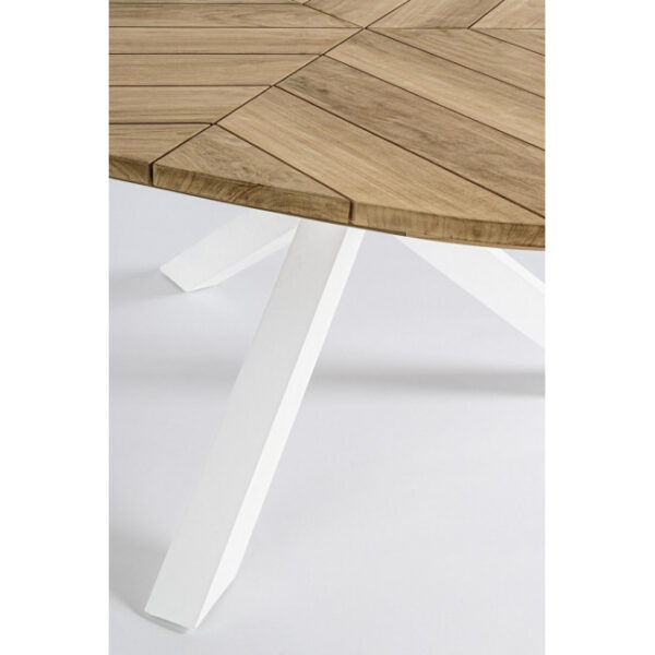 Homemotion - TAVOLO PALMDALE 160 BIANCO RT01 - immagine 9