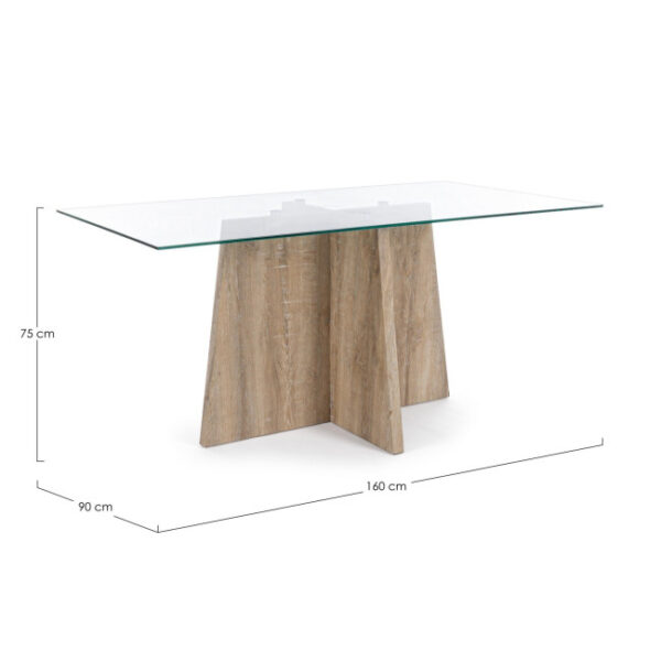 Bizzotto - TAVOLO KENYA CROSS 160X90 - immagine 7