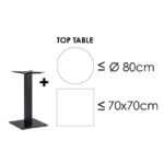 Yes - BASE TAVOLO GIUNONE GHISA H72 S - immagine 5