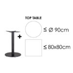 Yes - BASE TAVOLO ECATE GHISA H72 L - immagine 5