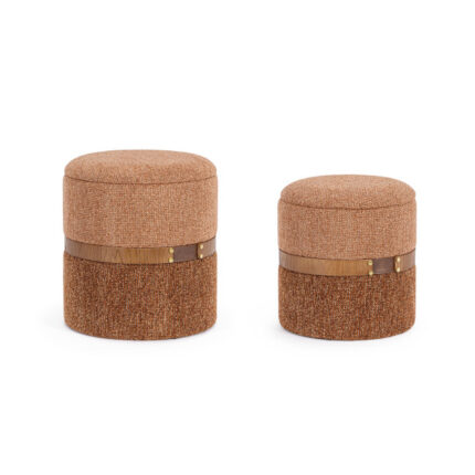 Bizzotto - SET2 POUF CONTENITORE TANYA GINGER