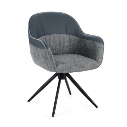 Bizzotto - SEDIA C-BR GIREVOLE ISOTTA GRIGIO