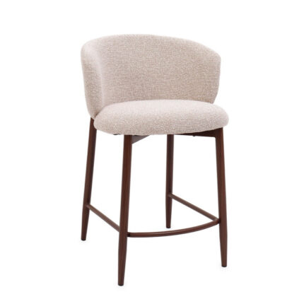 Bizzotto - SGABELLO CUCINA AMALIA NOCE/BEIGE