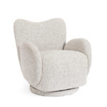 Bizzotto - POLTRONA GIREVOLE HARPER GRIGIO CHIARO