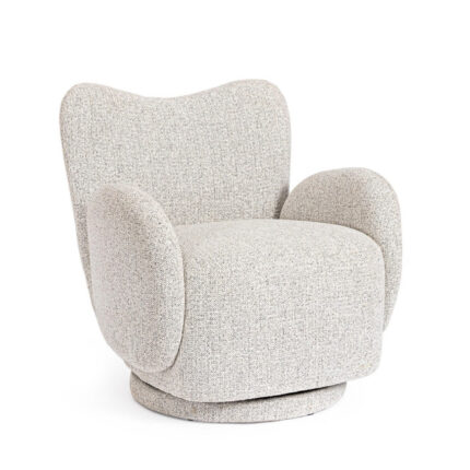 Bizzotto - POLTRONA GIREVOLE HARPER GRIGIO CHIARO