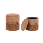 Bizzotto - SET2 POUF CONTENITORE TANYA GINGER - immagine 3