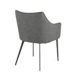 Homemotion - SEDIA C-BR RUSSELL GRIGIO SCURO - immagine 2