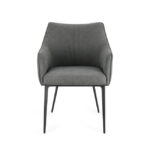 Homemotion - SEDIA C-BR RUSSELL GRIGIO SCURO - immagine 3
