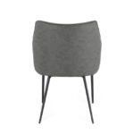 Homemotion - SEDIA C-BR RUSSELL GRIGIO SCURO - immagine 4