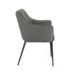 Homemotion - SEDIA C-BR RUSSELL GRIGIO SCURO - immagine 5