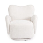 Bizzotto - POLTRONA GIREVOLE HARPER BIANCO - immagine 3