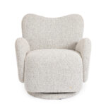 Bizzotto - POLTRONA GIREVOLE HARPER GRIGIO CHIARO - immagine 3