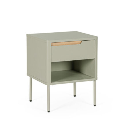 Yes - COMODINO 1C+1P NATHAN GRIGIO SABBIA