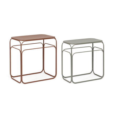 Bizzotto - SET2 TAVOLINO CLARITY RETT