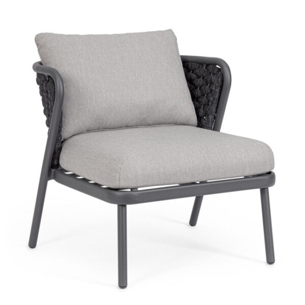 Homemotion - POLTRONA C-C HARLOW ANTRAC QS22/GRAPHITE - immagine 7