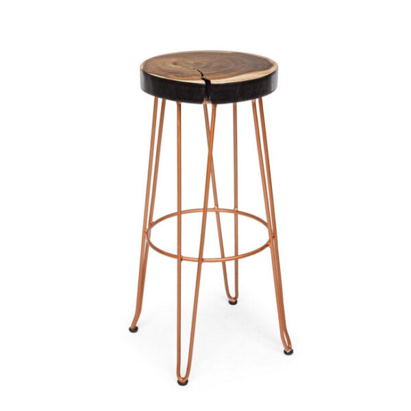 Bizzotto - SGABELLO BAR RAKEL RAME - immagine 6