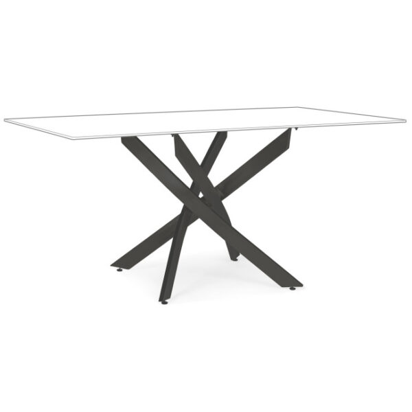 Bizzotto - BASE TAVOLO GEORGE NERO 160X90 - immagine 5