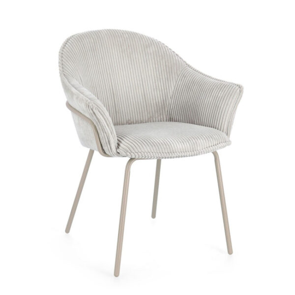 Bizzotto - SEDIA C-BR CASSIDY WARM/GRIGIO CHIARO - immagine 6