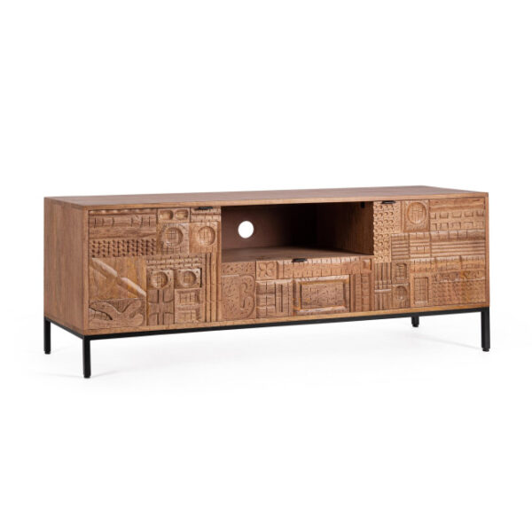 Bizzotto - MOBILE PORTA TV 2A-1C KINDIA 140X42X55 - immagine 9