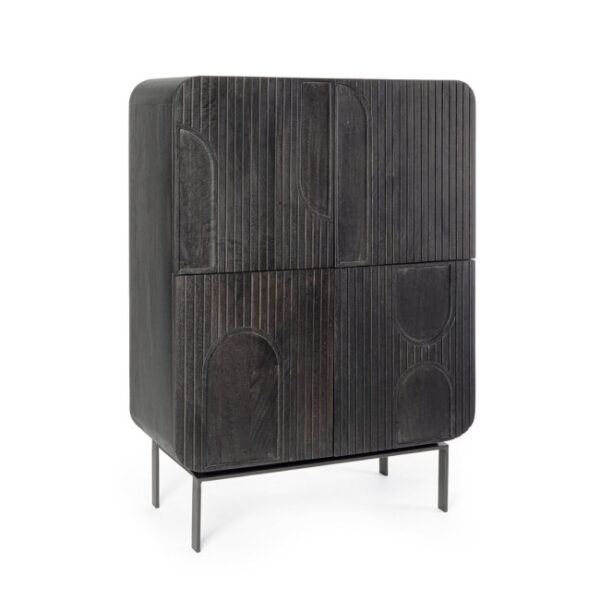 Homemotion - MOBILE ALTO 4A ORISSA NERO - immagine 6