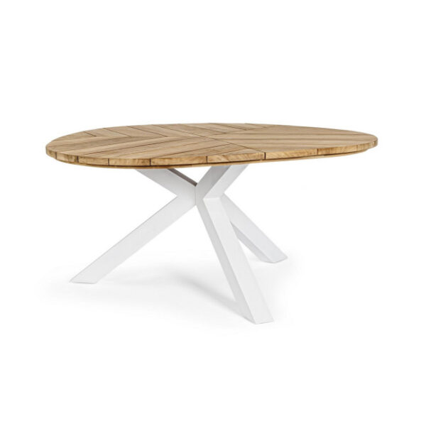 Homemotion - TAVOLO PALMDALE 160 BIANCO RT01 - immagine 6