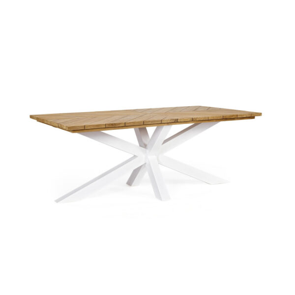 Homemotion - TAVOLO PALMDALE RETT 200X100 BIANCO RT01 - immagine 5